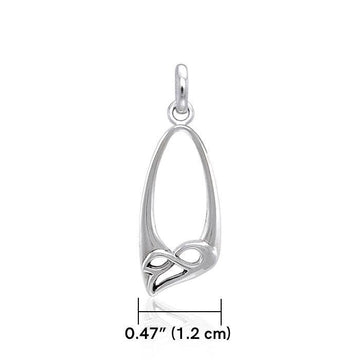 Silver Pendant with Celtic Infinity TPD3853 - Jewelry
